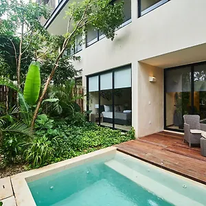 Premium Retreat With Private Pool And Terrace In Aldea Zama Apartment